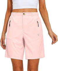 Little Donkey Andy quick-dry hiking shorts pink side pocket for secure essentials