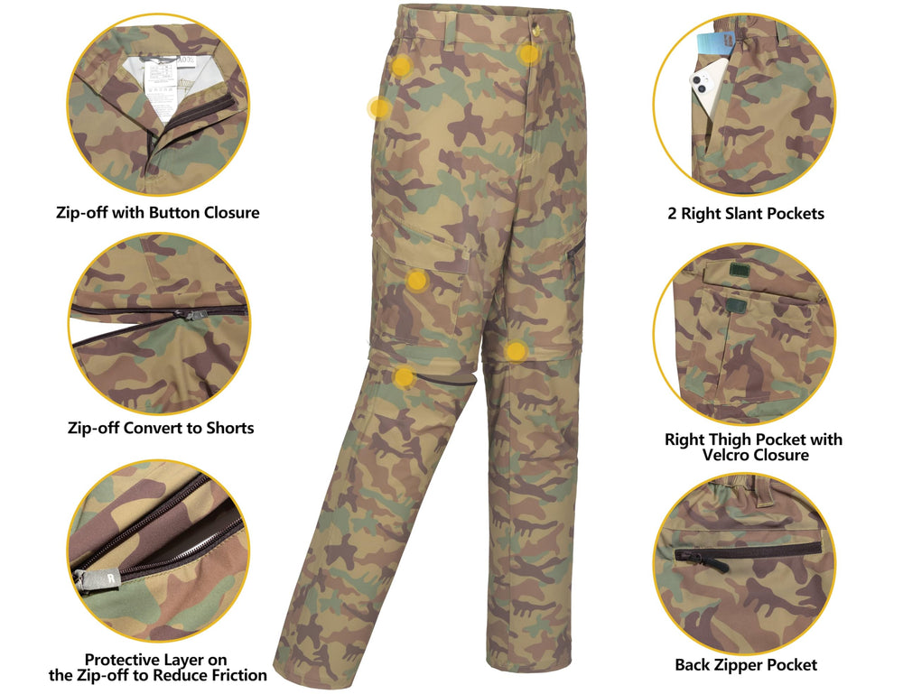 Little Donkey Andy zip-off knee detail for versatile seasonal wear.