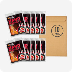 Little Hotties 10ct hand warmers pack provides quick warmth for outdoor activities.