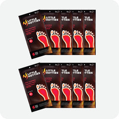 Little Hotties foot warmer bundle front pack delivers instant warmth for cold outdoor adventures.