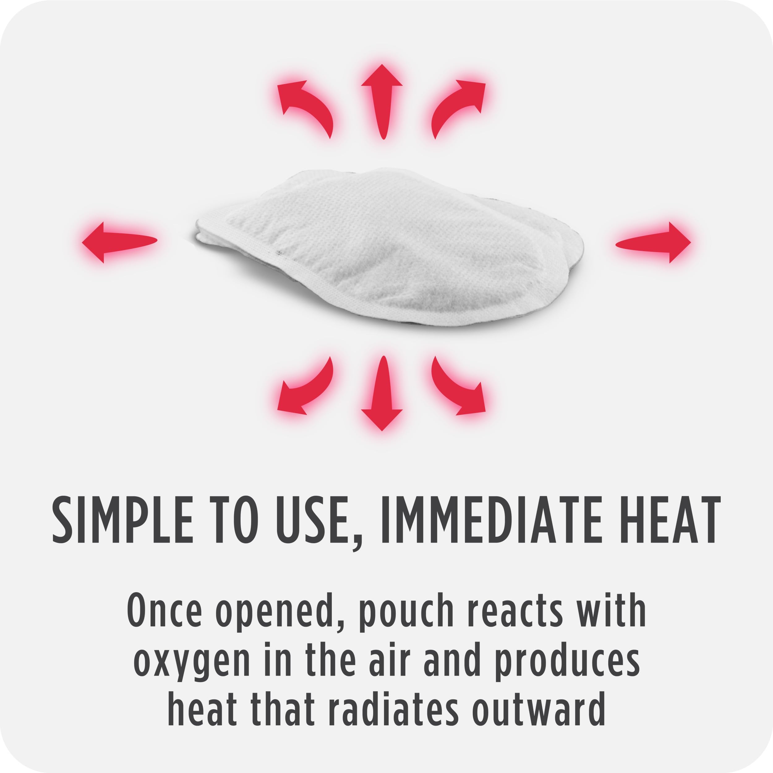 Little Hotties soft-touch pouch feels gentle against skin.