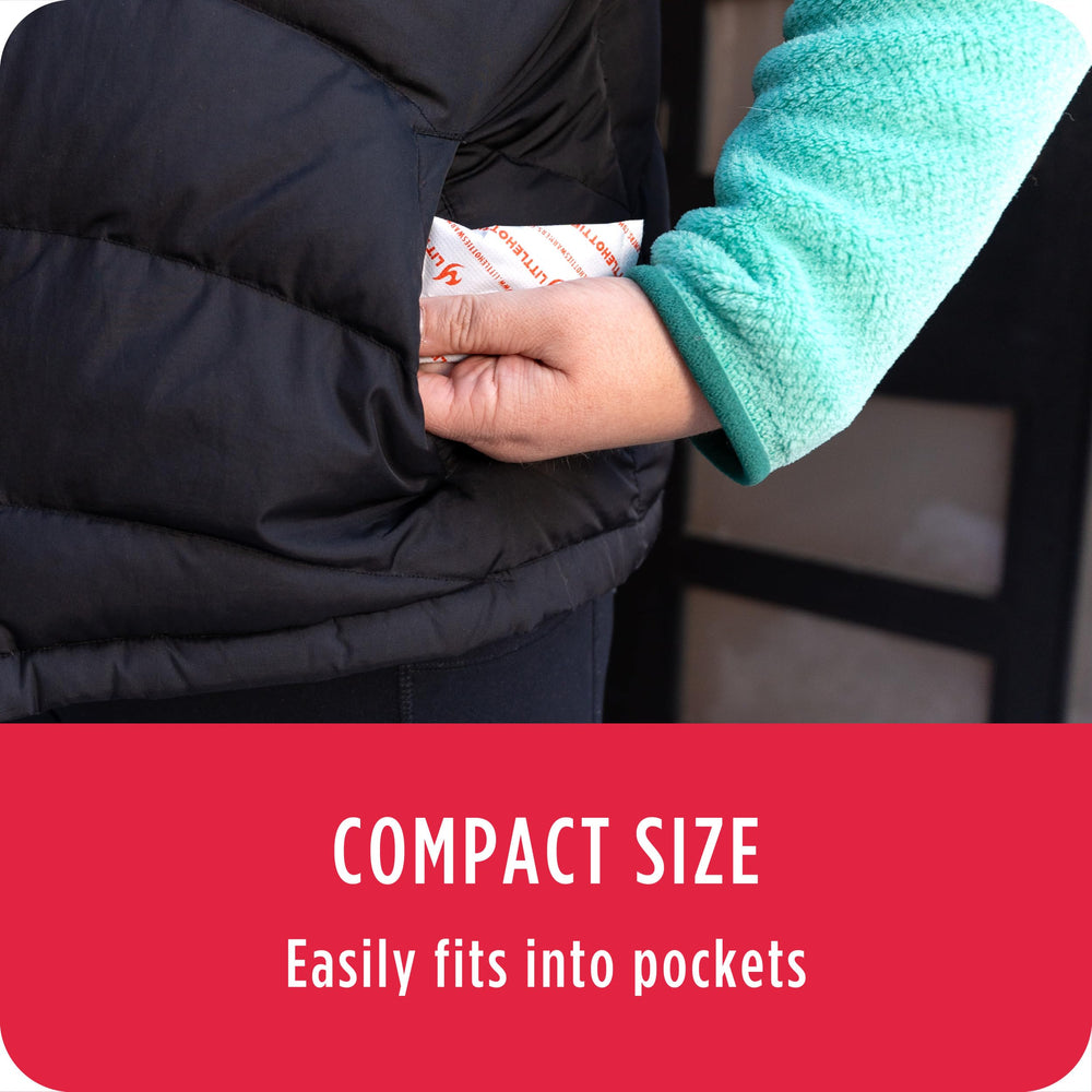 Little Hotties easy storage in glove compartments, bags, or cars for emergencies.