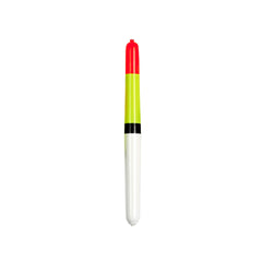 Little Joe Pole Floats 9 in yellow with red tops enhances bait presentation above water
