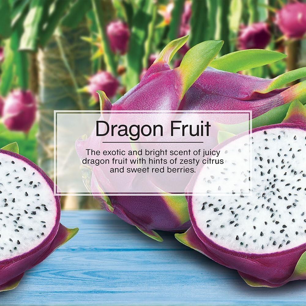 Little Trees Dragon Fruit in a car interior delivering steady aroma.