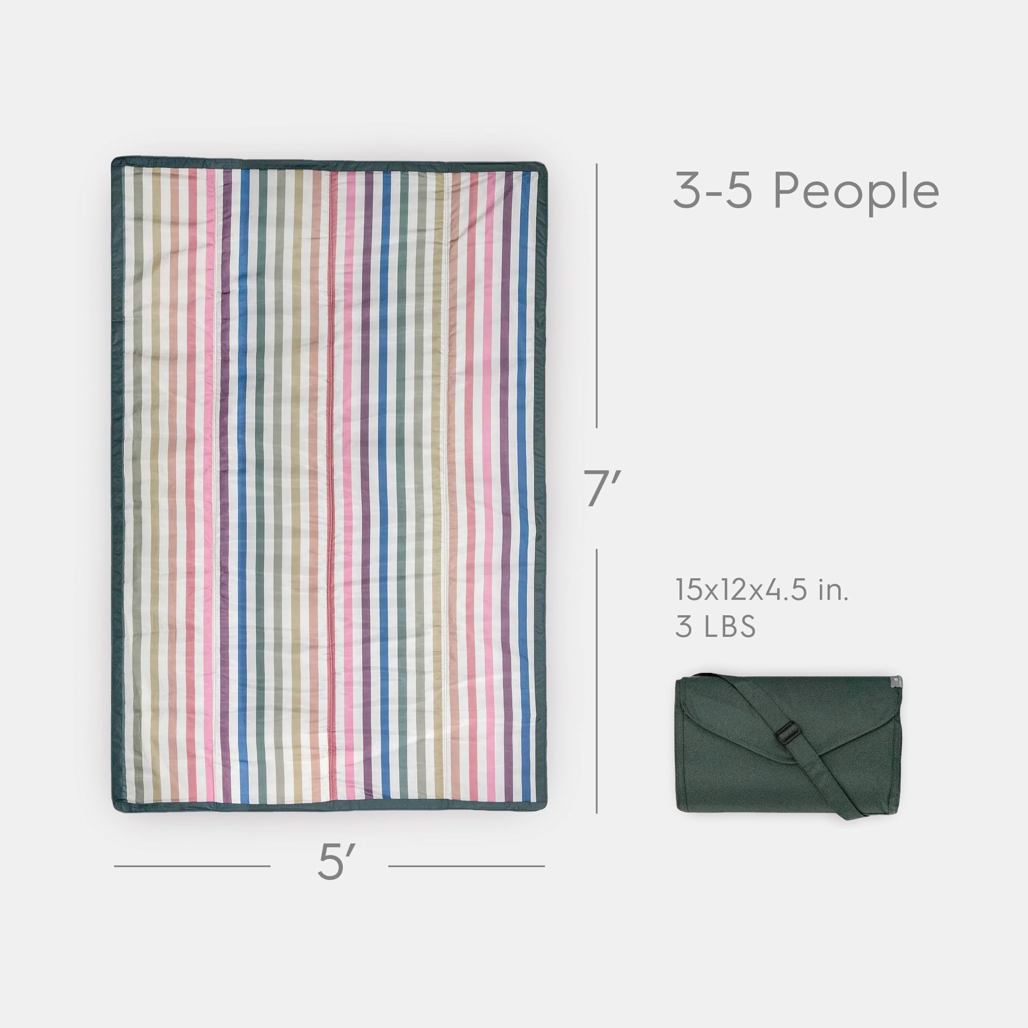 Little Unicorn water-resistant fabric close-up showing durable surface