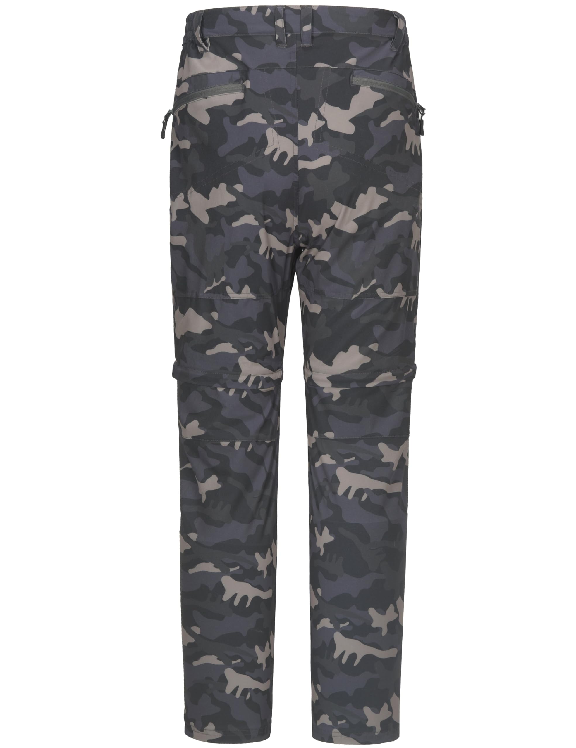 Little Donkey Andy cargo pants showing seven pockets for secure gear storage.