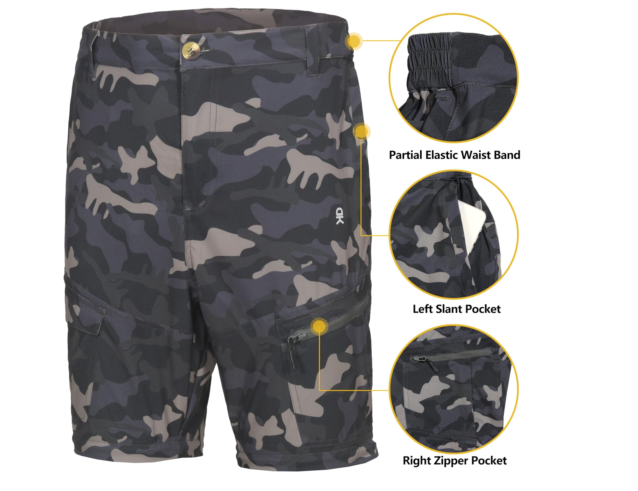 Little Donkey Andy pant with knee zips for extra room during activity.