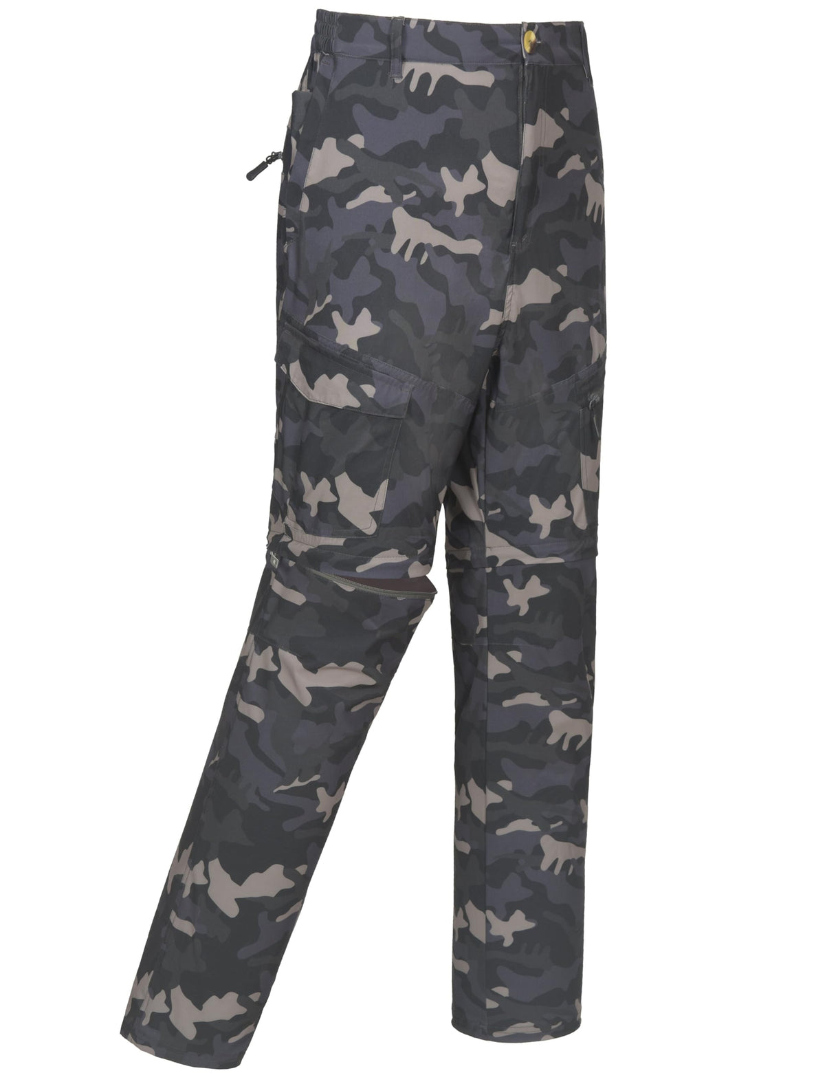 Little Donkey Andy men's quick-dry pants with camouflage and zip-off legs for versatile hiking.