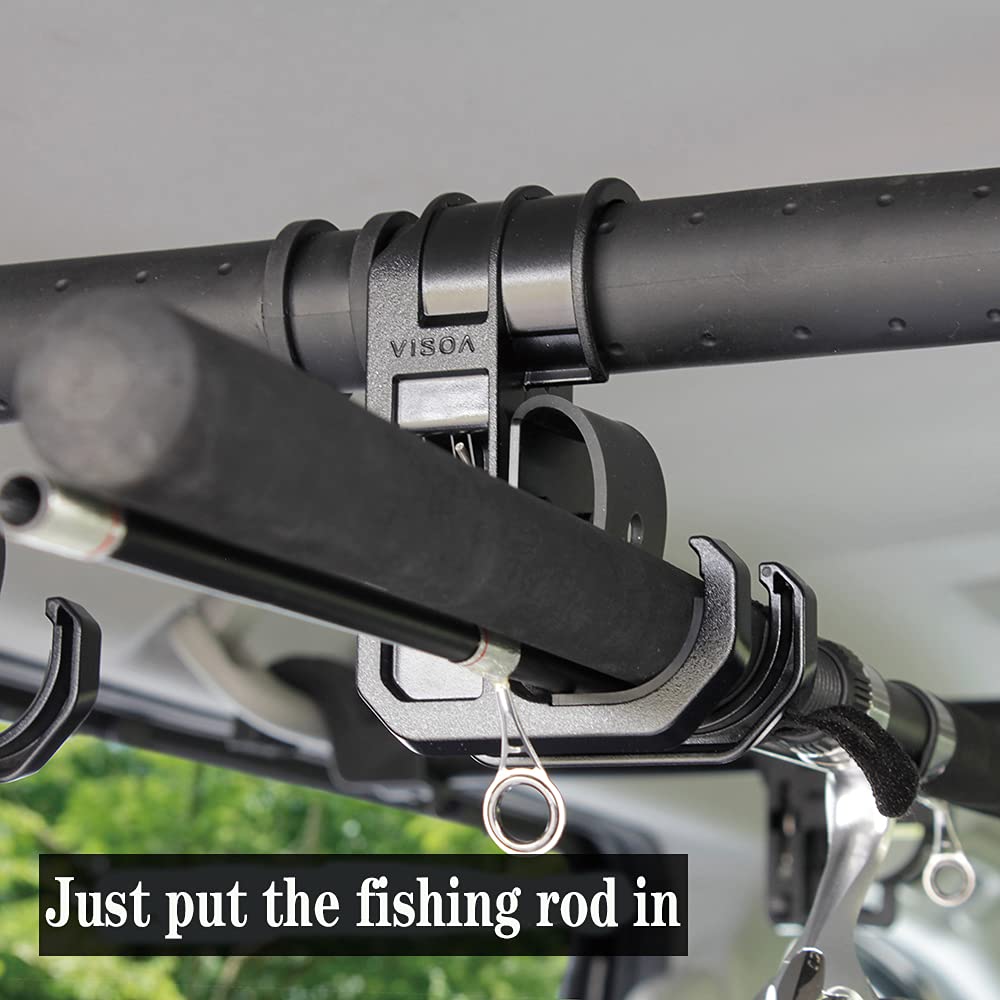LITTLEMOLE Adjustable 34-57 inches rod holder extends to fit diverse vehicles.