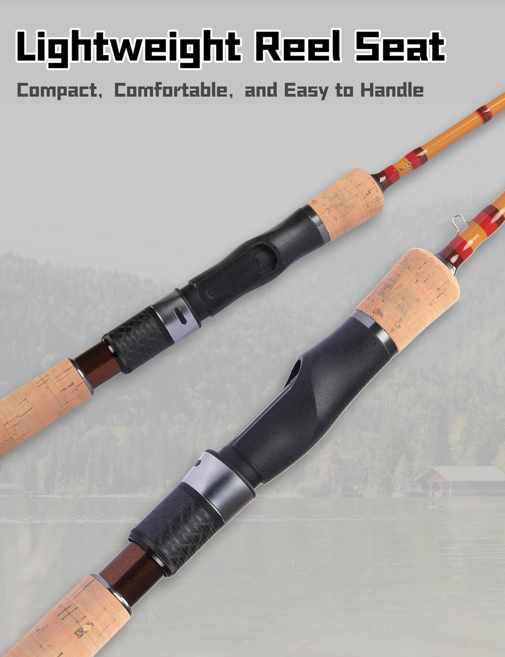 Stainless steel guides on the Breeze rod for rust resistance