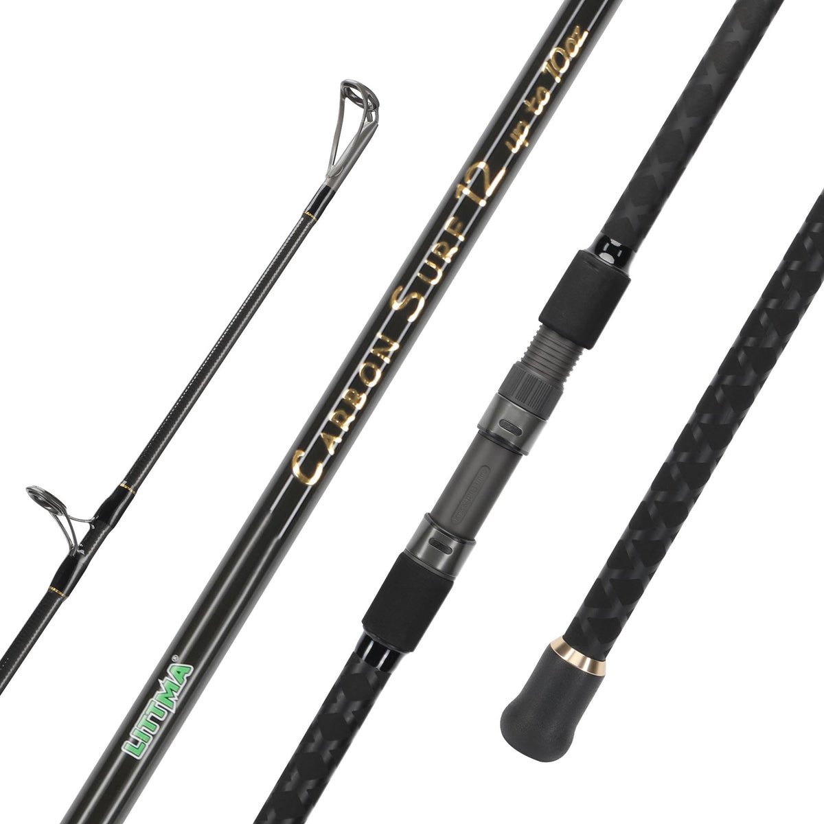 LITTMA carbon surf rod long-distance casting in action for improved distance and accuracy.