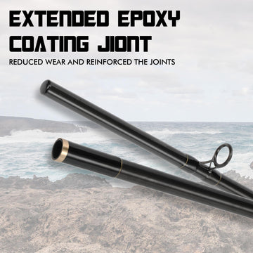 LITTMA carbon surf rod demonstrates strong backbone for big fish.