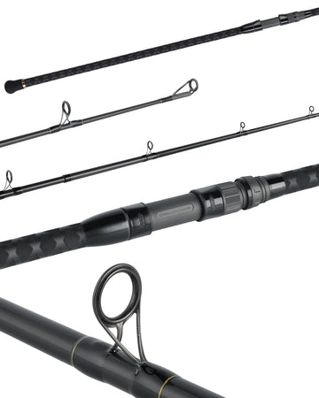 LITTMA surf rod graphite blank emphasizes balance for long casts.