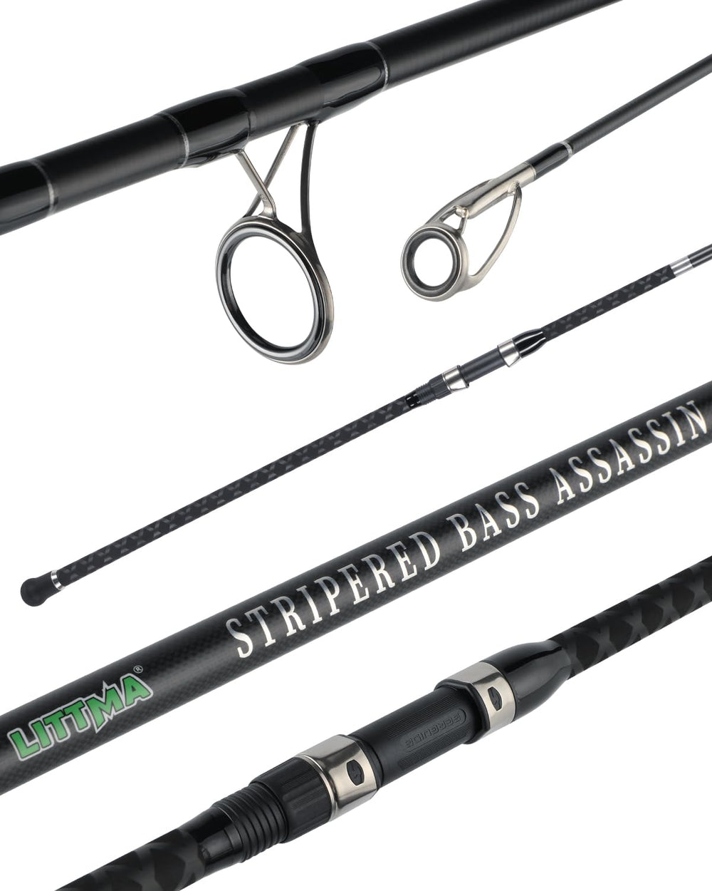 LITTMA surf rod long cast demonstrates extended reach for distant beach and jetty targets.