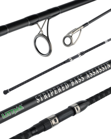 LITTMA surf rod long cast demonstrates extended reach for distant beach and jetty targets.