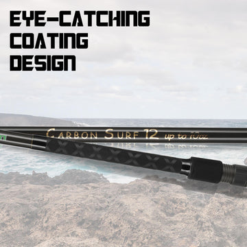 LITTMA carbon surf fishing rod in packaging