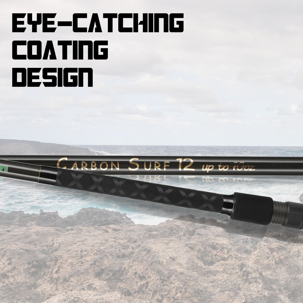 LITTMA carbon surf fishing rod in packaging