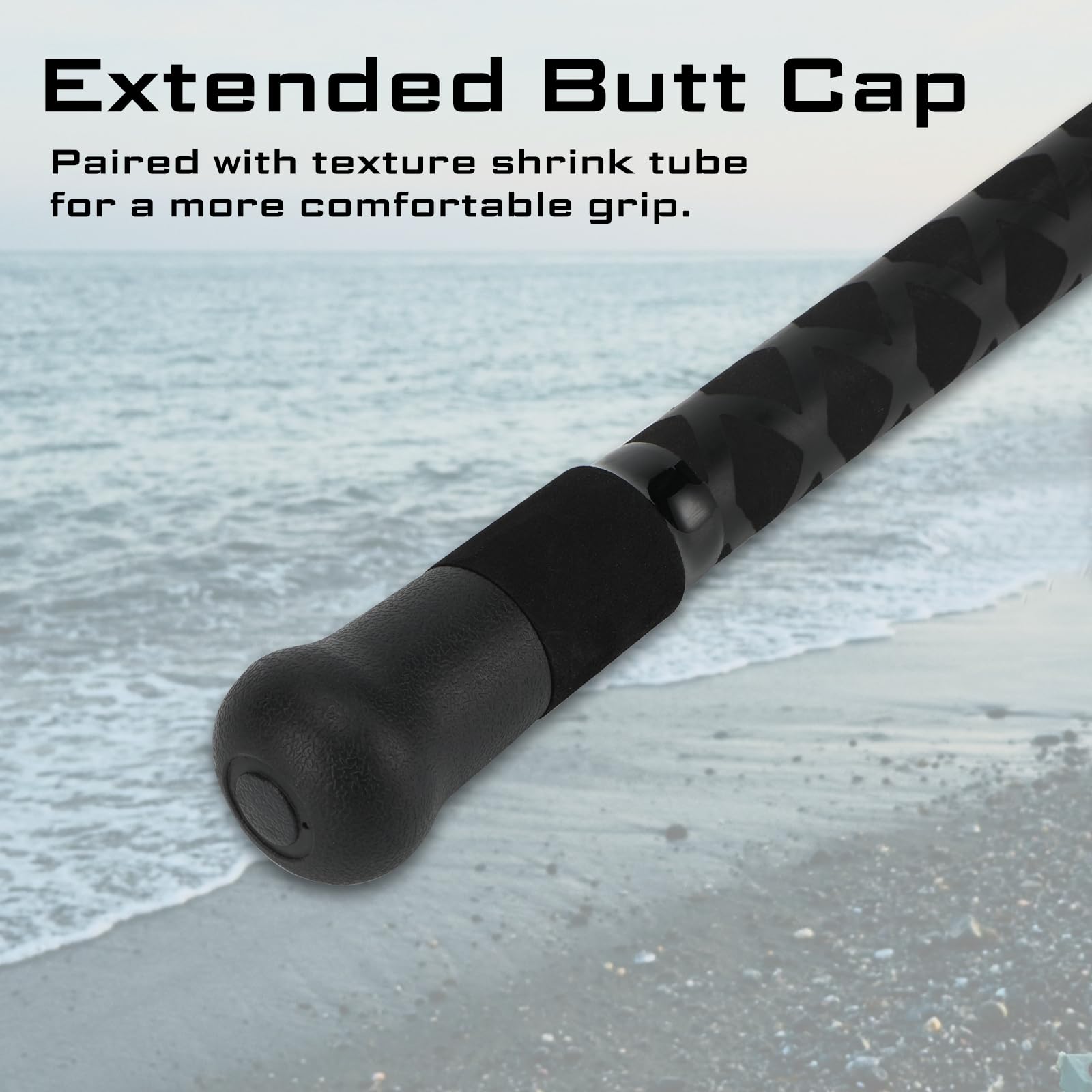 LITTMA rod's XDPS reel seat enhances durability in saltwater use.
