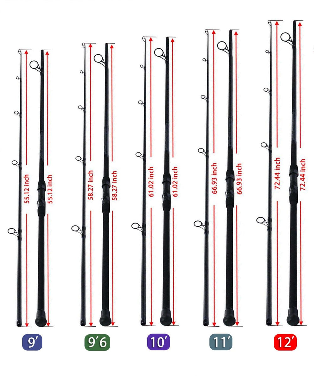 LITTMA surf-spinning rod 10ft graphite blank in action for shore anglers.