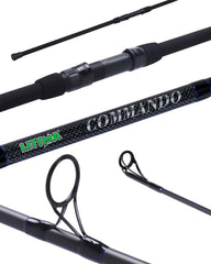 LITTMA surf-spinning rod 9ft graphite blank ready for long casts on the beach.