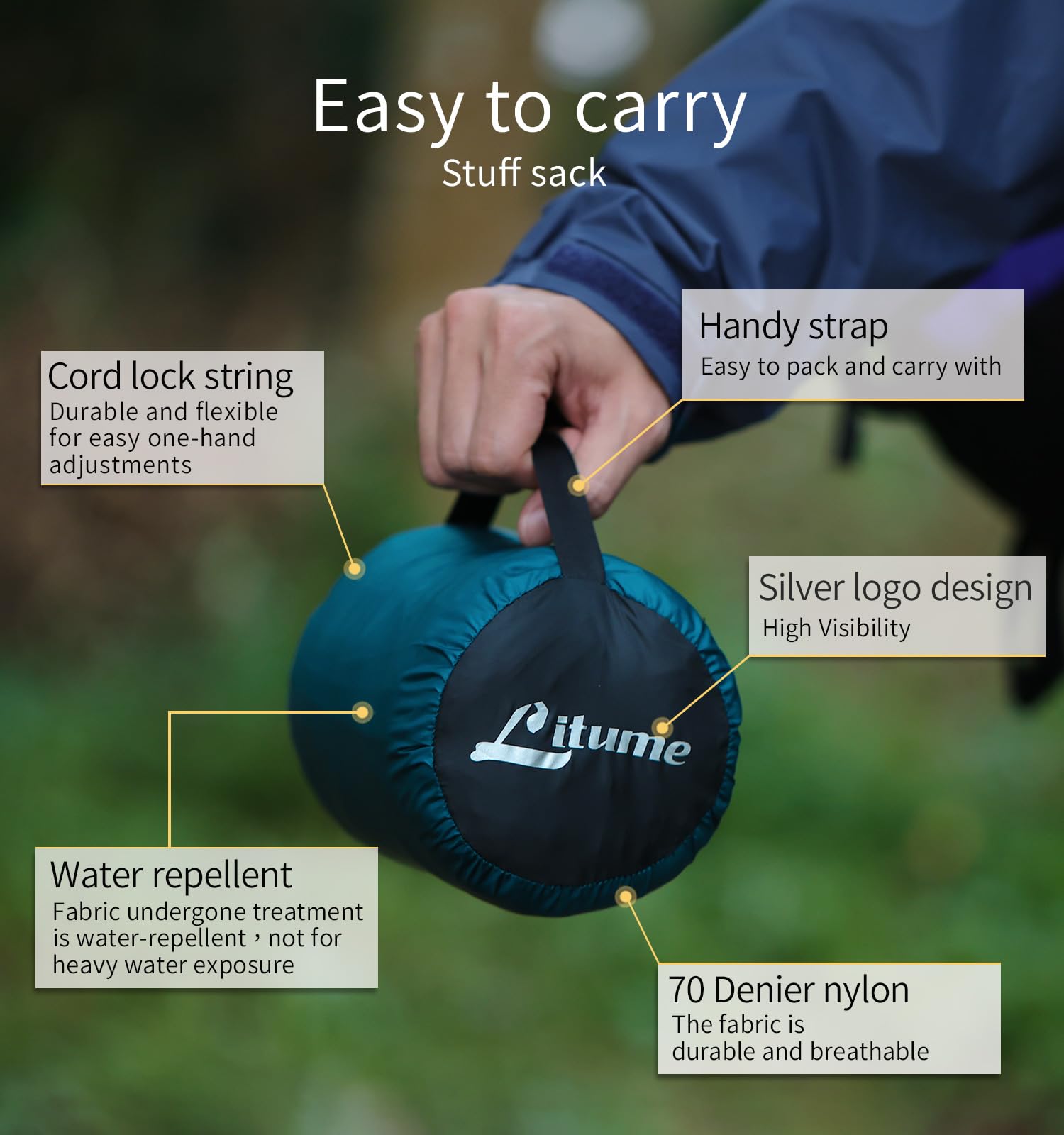 Litume Thermolite liner shown for all-season layering versatility during travel.