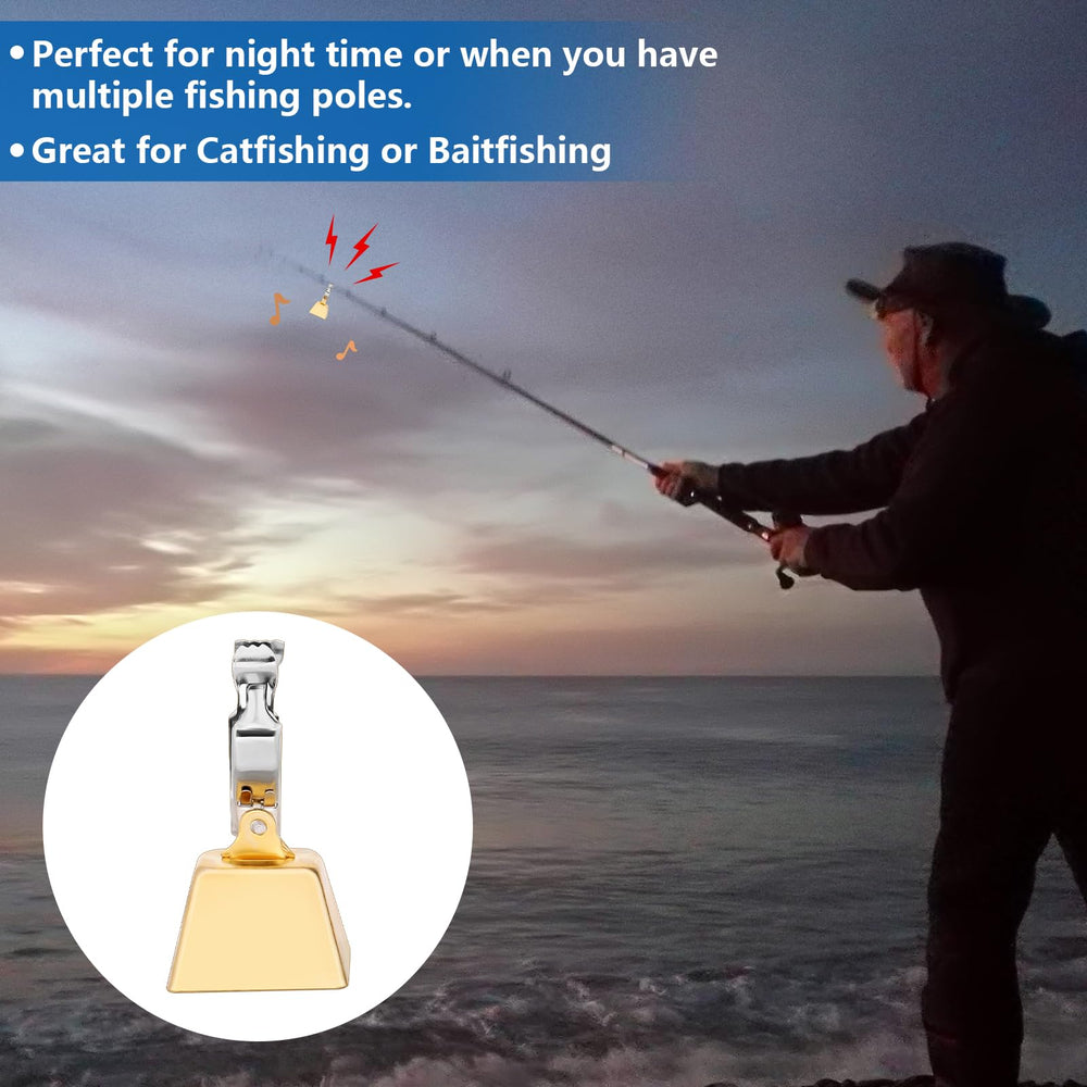 Durable metal fishing bells resisting rust and deformation