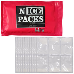 LIVE 2DAY Nice Packs packaging shows ten mini sheets for versatile, long-lasting cooling.
