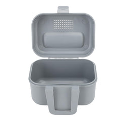 Plastic live bait box with lid for outdoor use