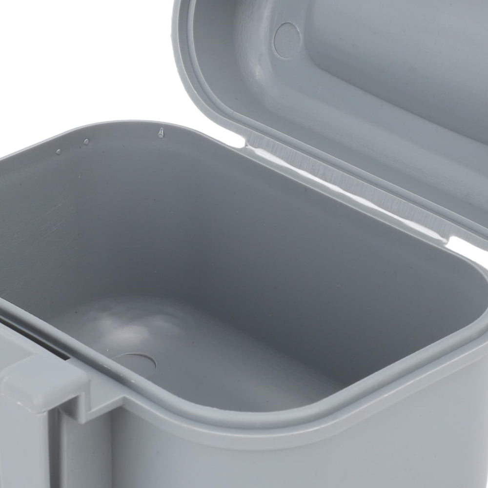 Bait box in use during outdoor fishing