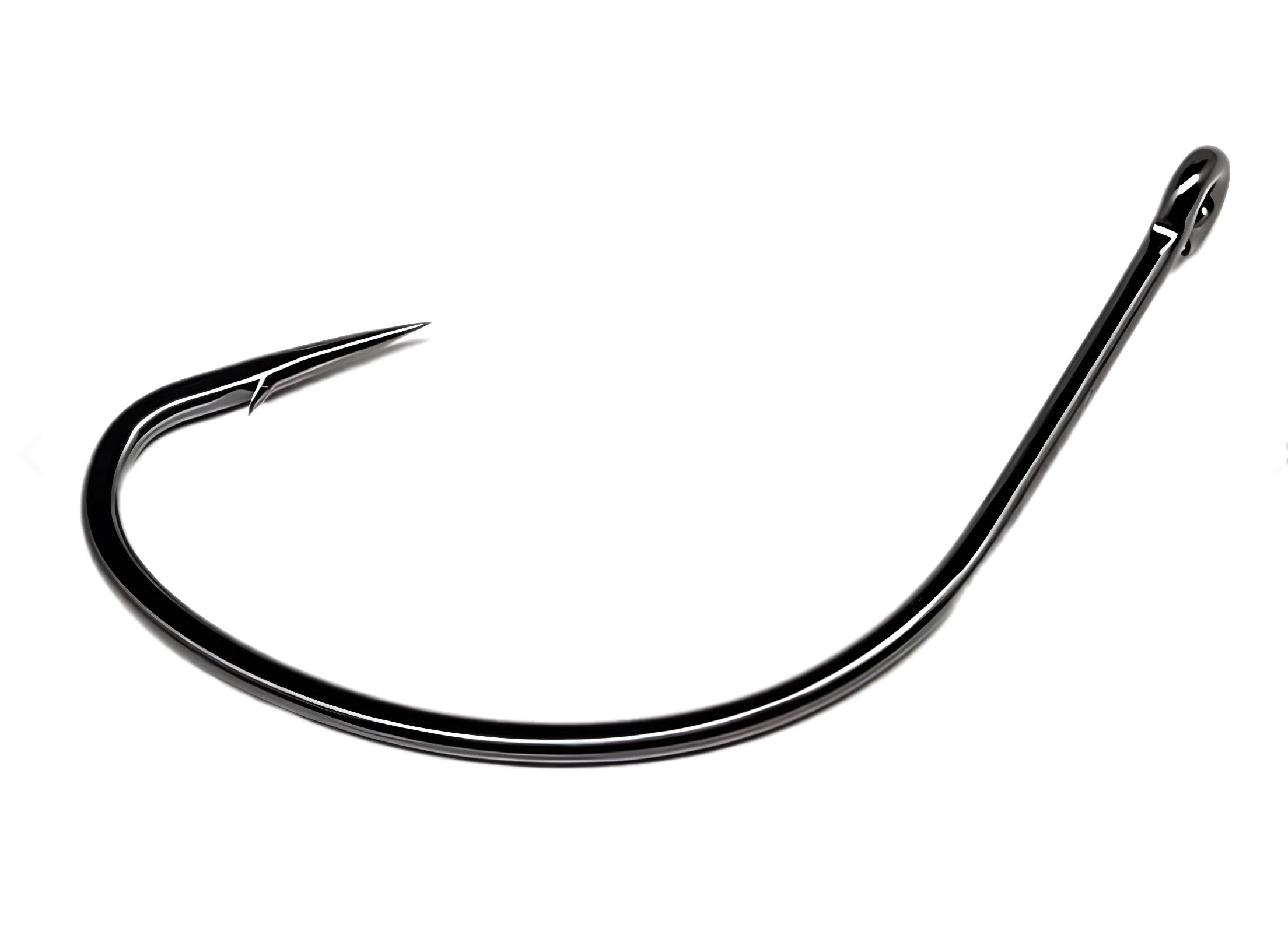Live Bait Wide Gap Hook 2/0 in a 25 pack with Black Nickel finish