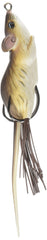 LIVE TARGET FloatingMouse brown-white, realistic mouse profile for big bass in heavy cover.