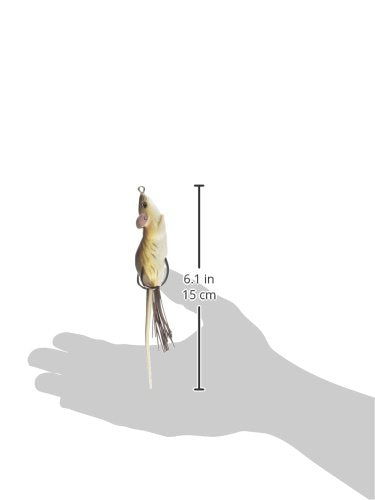 LIVE TARGET FloatingMouse weedless design enables snag-free retrieves through lily pads.