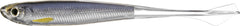 LIVE TARGET GTM115SK951 silver-smoke ghost-tail minnow boosts attraction in low light