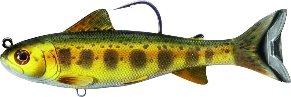 LIVE TARGET TRS131MS713 trout parr swimbait for freshwater fishing, delivers a tight wiggle