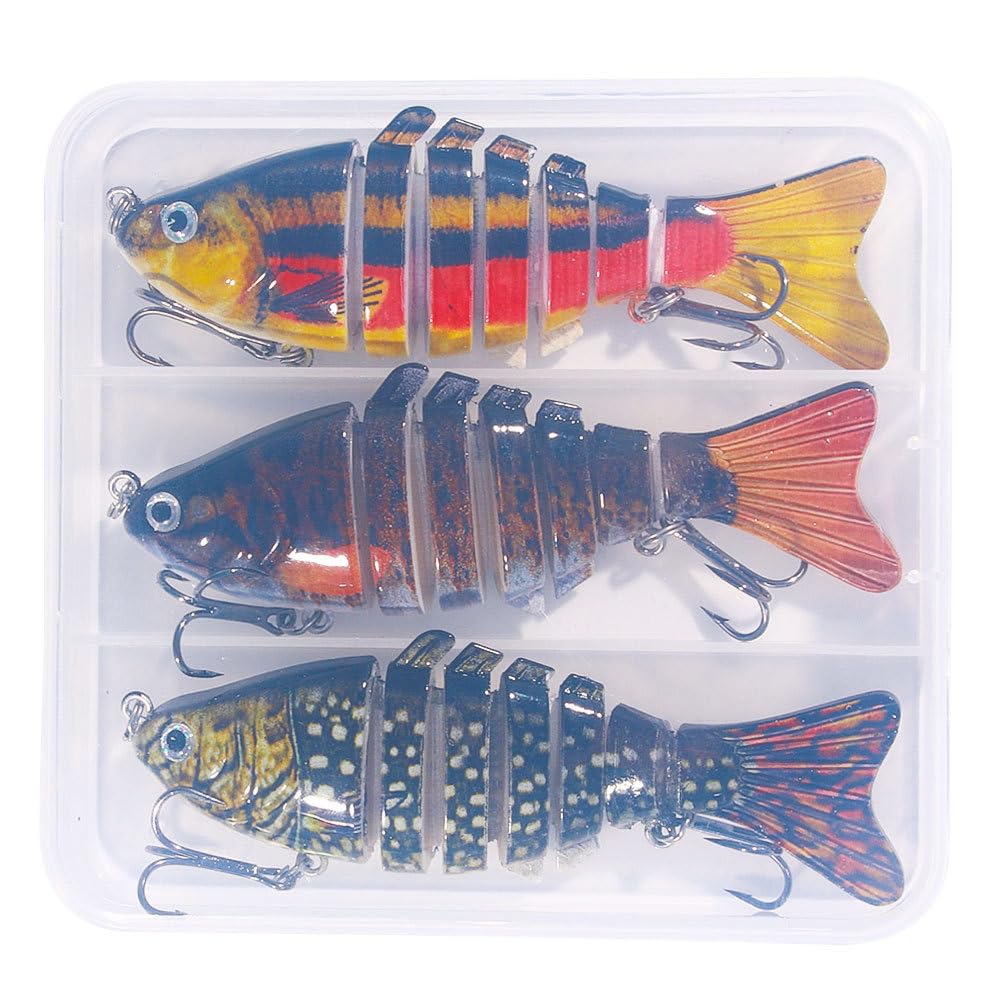LiveOnce built-in rattle swimbait emitting convincing underwater vibrations.