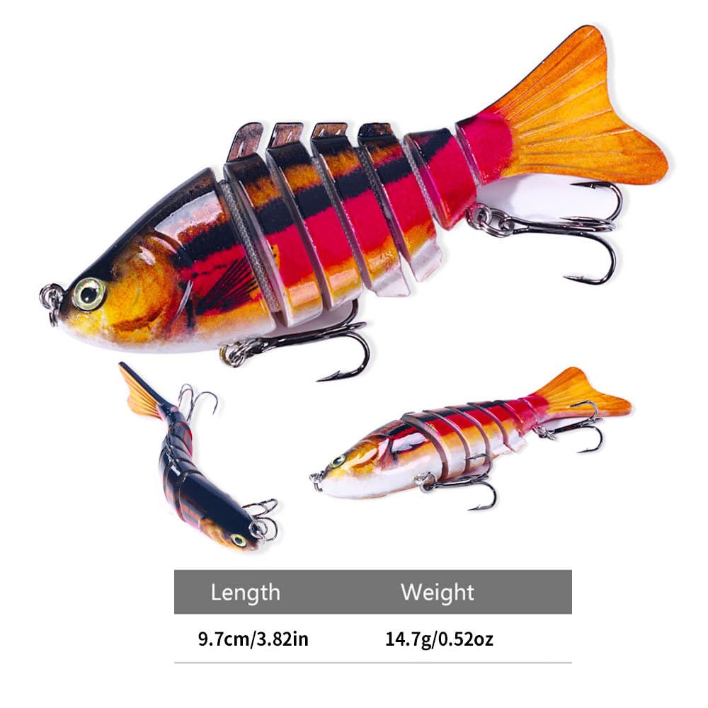 LiveOnce durable ABS body swimbait ready for tough fish and terrains.