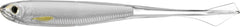 LIVE TARGET Ghost Tail Minnow 4 Pack Silver-Pearl lifelike action for freshwater fishing.