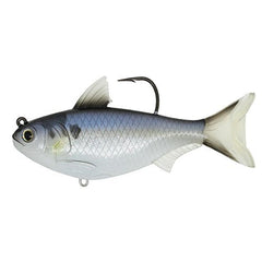 LIVE TARGET Gizzard Series swimbait violet-blue side view for shallow water use