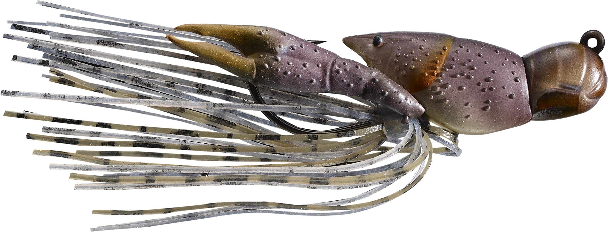 LIVE TARGET Hollow Body Craw Jig with silicone skirt action for lifelike craw movement