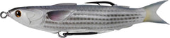 LIVETARGET MUH95T721 mullet lure in natural-black designed for exciting topwater strikes