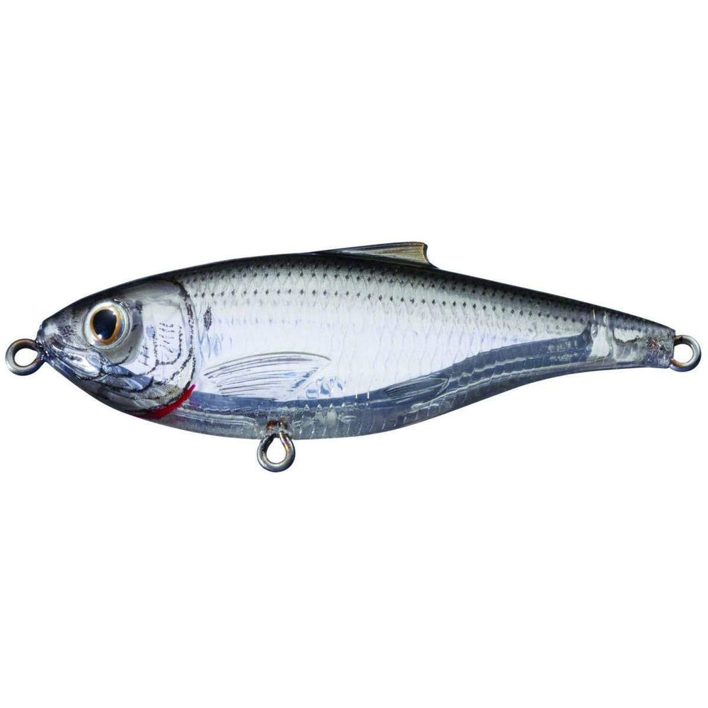 LIVE TARGET Sardine Twitchbait Ghost-Natural swimming near cover with tight wiggle