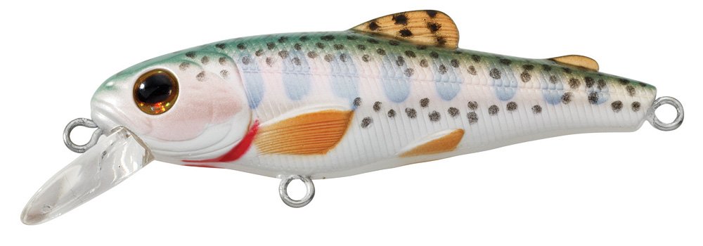Live Target Trout Jerkbait with realistic trout profile for versatile lake, river, and stream fishing