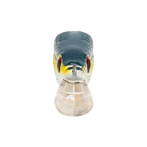 Livingston JerkMaster 121 Chartreuse Shad water action demonstrates tail flutter