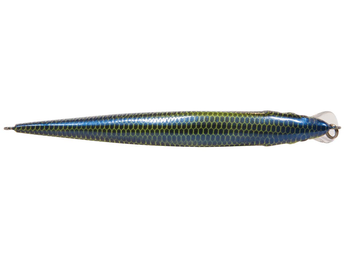Livingston Lures Jerkmaster 121 chrome finish in action for mid-depth targets.