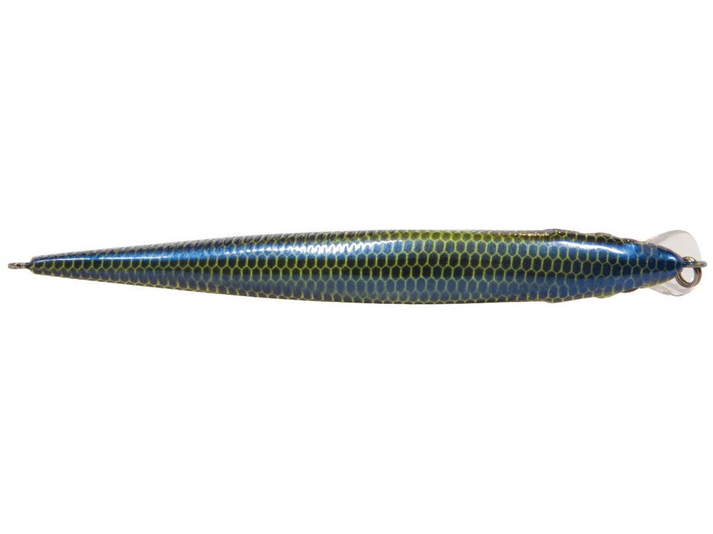 Livingston Lures Jerkmaster 121 chrome finish in action for mid-depth targets.