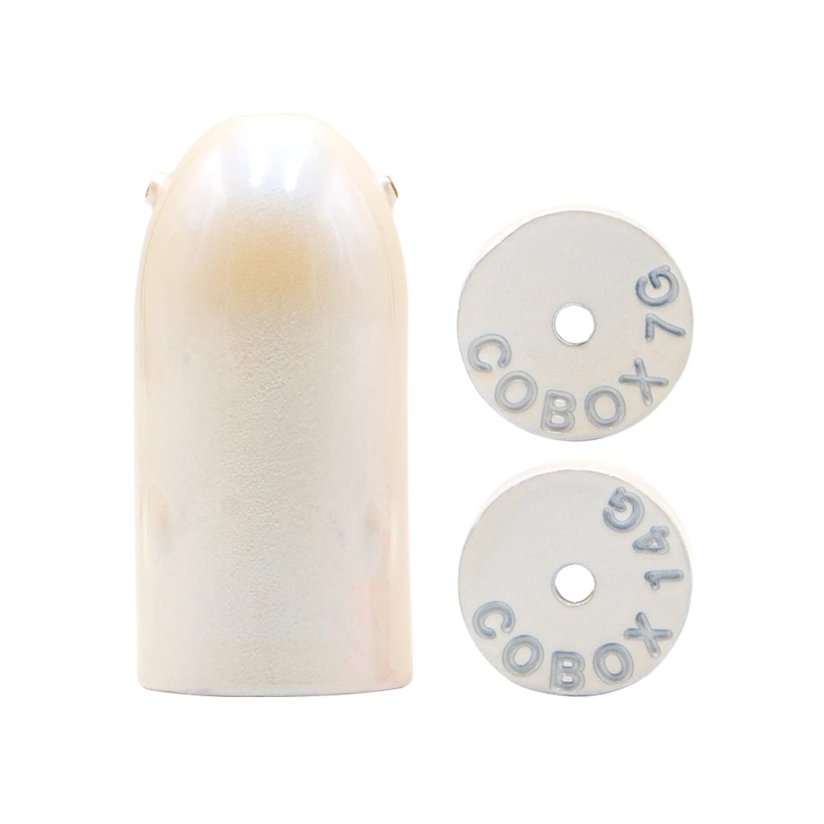 Livingston Lures Livingston Bullet Blue Pearl 10817 emits sound attraction for open water and ice fishing.