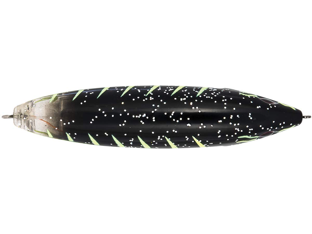 Livingston Lures Pro Sizzle Black Zombie in-water action demonstrating lure movement