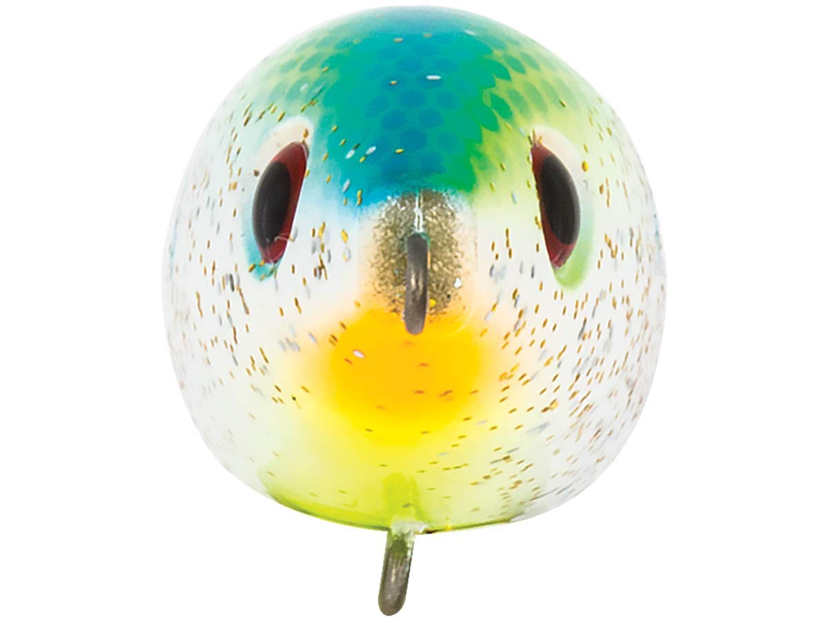 Livingston Lures Pro Sizzle Citrus SP back view illustrating lure construction