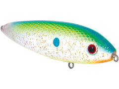 Livingston Lures Pro Sizzle Citrus SP side view highlighting citrus finish for visibility