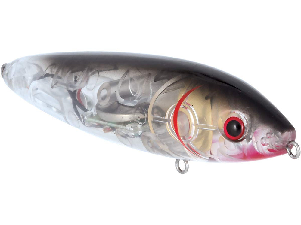 Livingston Lures Pro Sizzle side view highlights lure profile in water